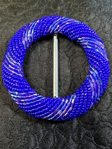 Beaded Small Round Belt Buckles