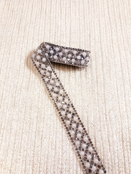 Pearl & rhinestone Hotfix Tape