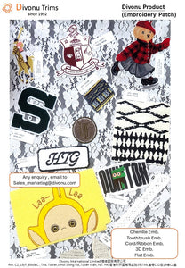 Embrodiery Patch from Divonu Trims