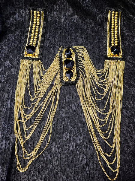 Chain Fringe Beading Body Embellishment