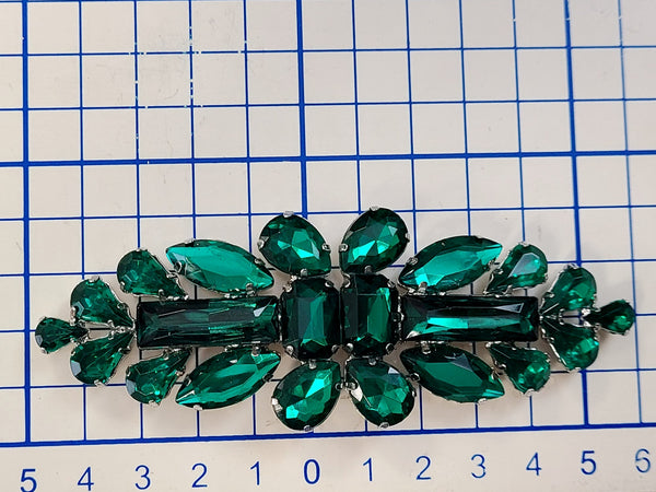 Enamel Rhinestone Hook & Eye