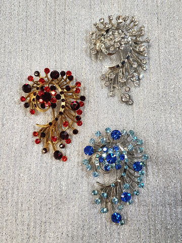 Rhinestone Brooches