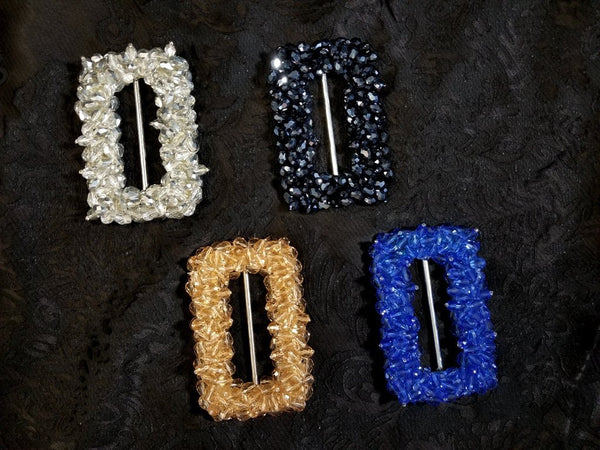 Handmade Beaded Belt Buckle