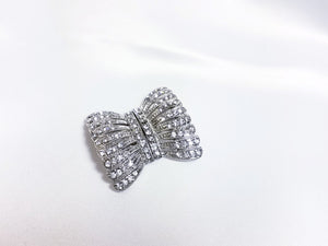 Sparkling Bow Sharp Rhinestone Hook & eye