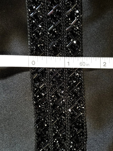 Wider Version Rhinestone w/ Twist Bungle beads Hotfix Tape