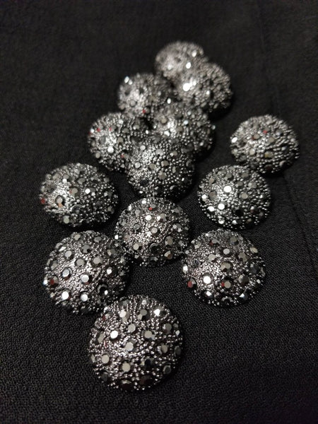 36L Rhinestone Dome Button