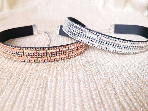 Sparkling Cubic Choker