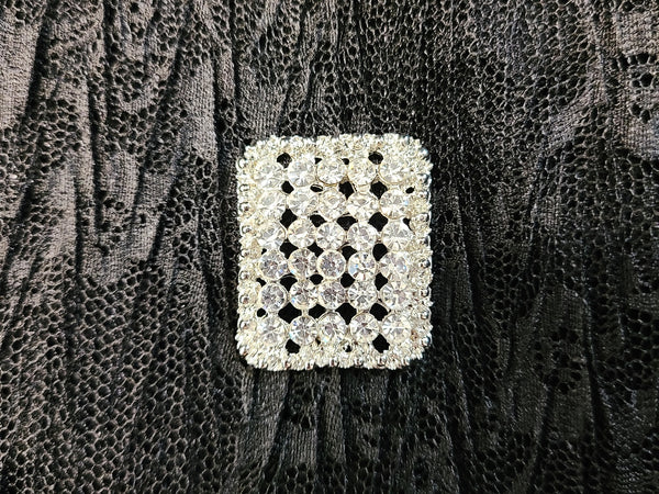 Small Rectangle Rhinestone Buckles