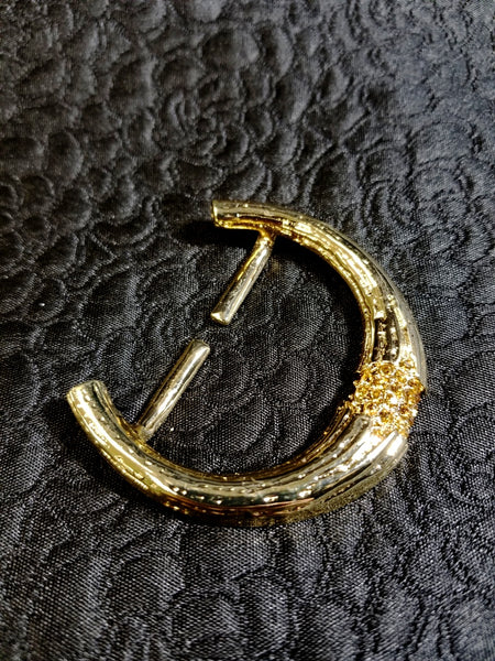 Rhinestone C Sharp Buckle with bar