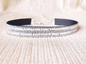 Sparkling Cubic Choker