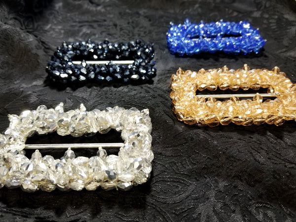 Handmade Beaded Belt Buckle