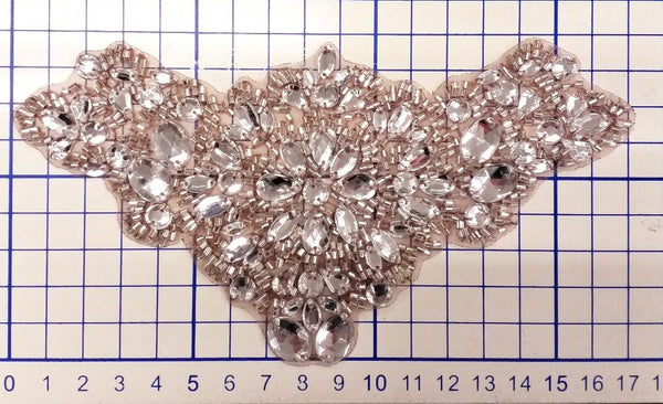 Rhinestone Floral Appliques