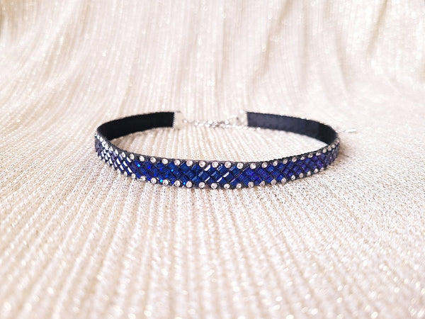 Sparkling Fish Scale Choker