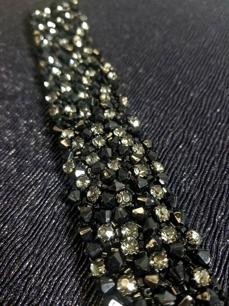 Mix beads with rhinestone beading Trimming