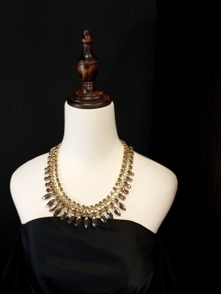 Marquise with Chain Necklace