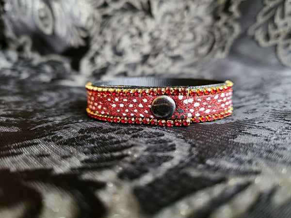 Dot pattern With Rhinestone Bracelet