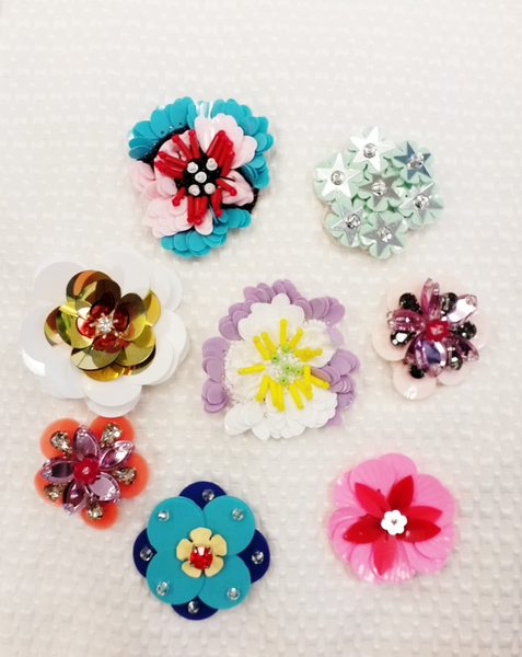 Sequin Flower Motif